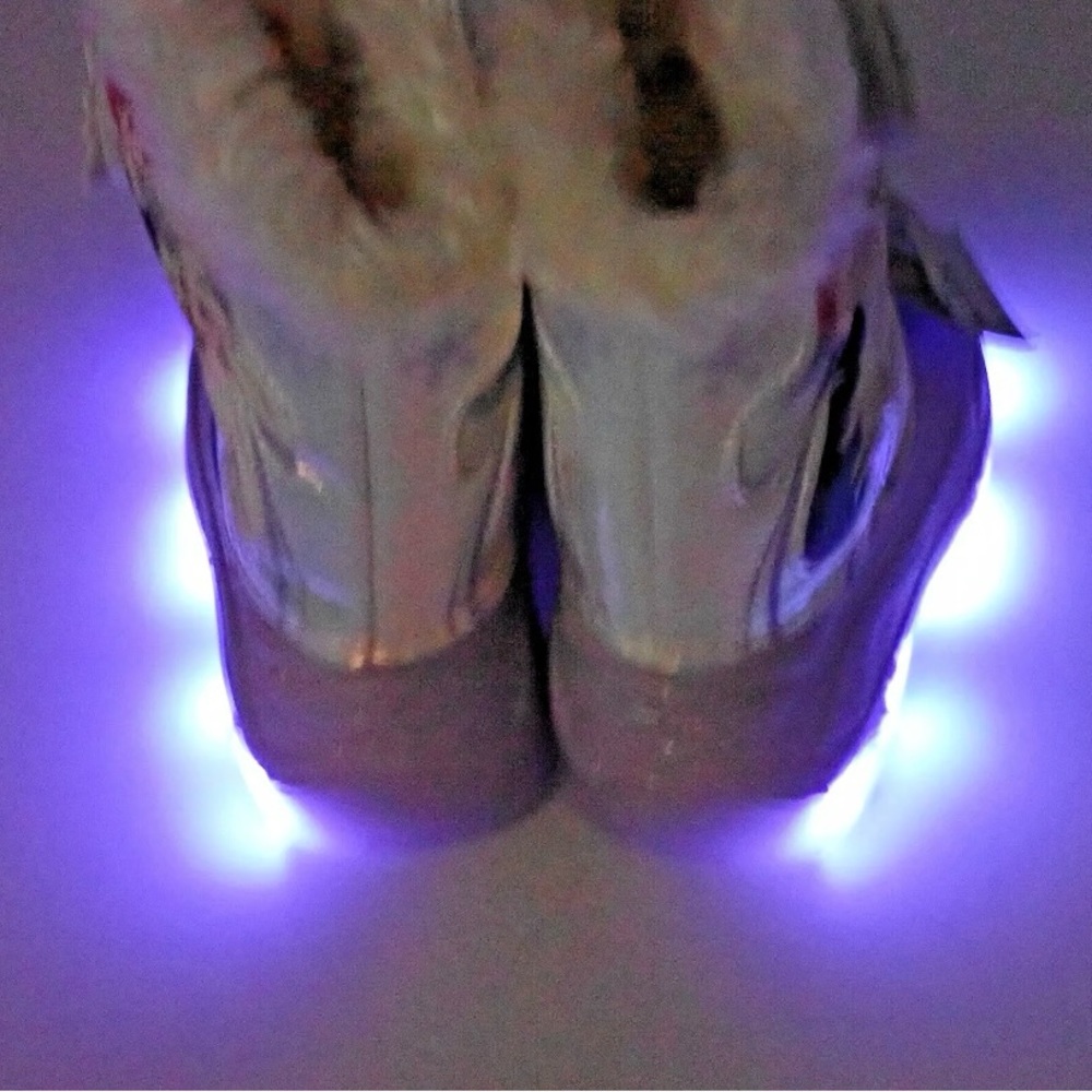Girls Disney Frozen II Sparkling Twinkle Snow Winter Boots Lilac/Glitter Elsa - Picture 2 of 7